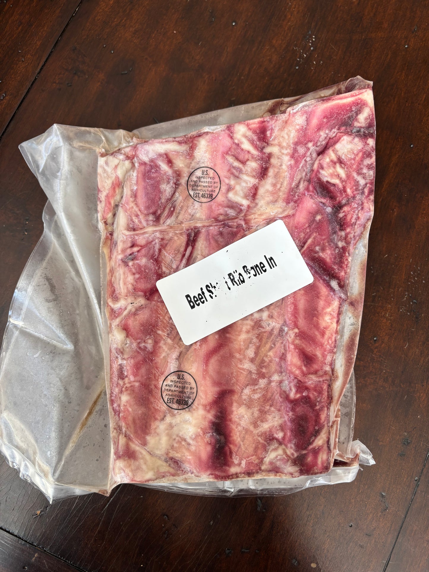 Beef Short Rib Bone In